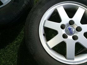 Volvo originál alu disky s letními pneu S40 / V50 195/65 R15 - 3