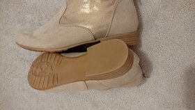 Béžové kotníčkové boty Graceland - 3