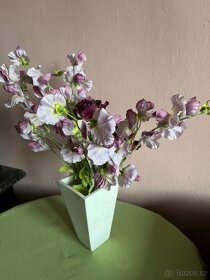 Dekorace na stůl květináč hrachory - 3