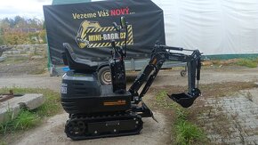 Super Mini bagr Jansen MB500 kg Minirypadlo Minibagr - 3