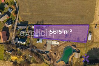 Prodej pozemků 5615 m2 - Ujkovice, ev.č. 02112 - 3