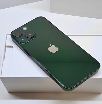 iPhone 13 Mini Green BATERIE 100% TOP - 3