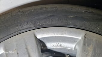 ORIG ALU AUDI A4,5X112 - 225/55/16 99W ET 45 LETNÍ Č - 18 - 3