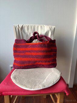 Háčkovaná taška Crochet Tote Bag - 3