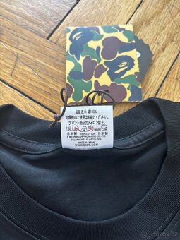BAPE černé tričko L - 3
