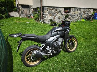 honda CB 500 X (2019) nový model 19", 6500km, kufr - 3