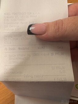 iPhone 16 128 GB, baterie 98%, přes rok zaruka - 3