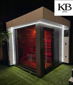 Zahradní sauna / kontejnerová sauna / venkovní sauna 2,7x2,5 - 3