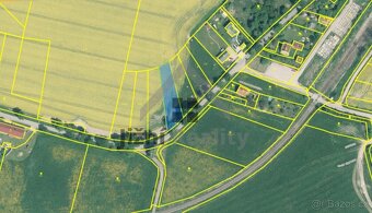 Stavební parcela 1.158 m2 v obci Vlastce - 3