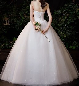 XS-S NOVÉ korzetové svatební šaty NOVIA - 3