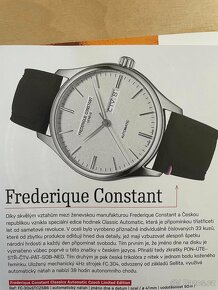 Limitovaná edice automatických hodinek Frederique Constant - 3