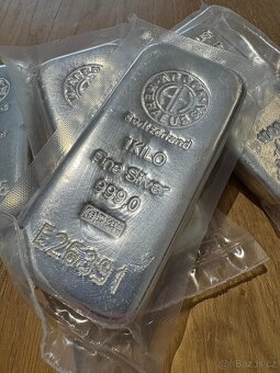 1kg Stříbrný slitek - 3