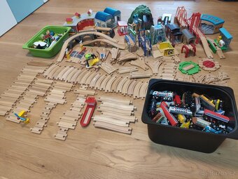 MEGA set dřevěné vláčkodráhy - 3