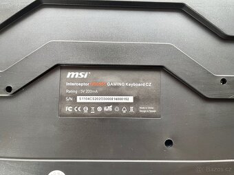 Herní klávesnice MSI Interceptor DS4200 - 3