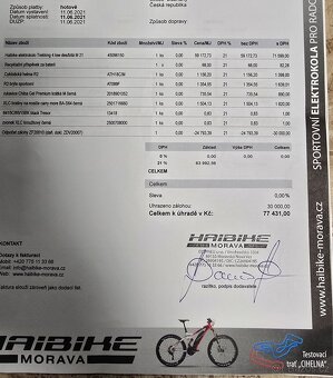 Elektrokolo Haibike Trekking 4 Low 1. majitelka 3600km - 3