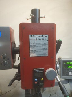 Stolní vrtačka - fréza Sieg SX2.7L s DRO a pohonem osy Z - 3