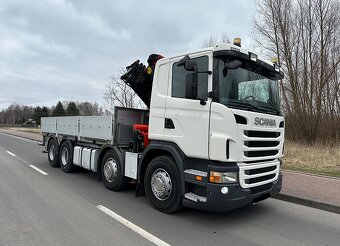 Scania G480 8x4 - valník s hydraulickou rukou Palfinger - 3