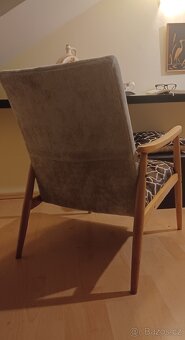 Retro křeslo po renovaci. - 3