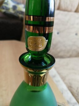 Retro likérová sada Bohemia krystal - 3