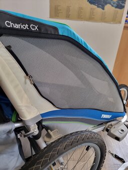 Thule Chariot CX - modrý - na kolo, běhání + miminkovník - 3