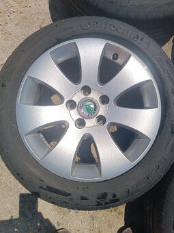 4 alu kola "16 originál na Škoda Yetti - 3