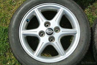letní ALU komplet Nissan 16" 4x114,3 pneu 195/55/16 - 3