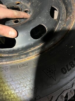 196/65r15 5x100 6J 15 et38 zimní 8mm - 3