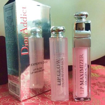 Dior Addict balzám a lesk na rty růžový 001 - 3