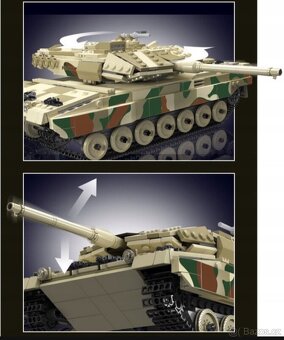 Mould King 20020 Německý tank Leopard 2 R/C - 3