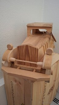 Dřevěné ručně vyrobené auto - 3