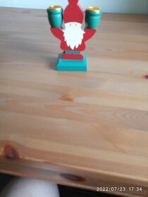 Vánoční svícen dřevěný - 3