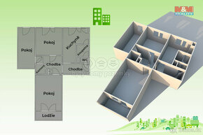 Prodej bytu 3+1, 66 m², Valašské Meziříčí, ul. Husova - 3