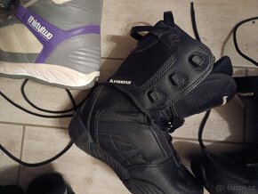 Boty na snowboard, snowboardové 37,5 s fialovým, jiné nejsou - 3