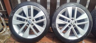 Originál sada alu disků Škoda Clubber 5x100 Fabia 3 r17 - 3