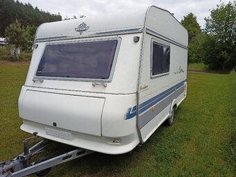 Obytný přívěs Hobby 380,ve výborném stavu,nová STK - 3