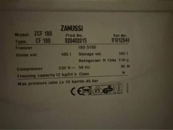 Pultový mrazák ZANUSSI - 3