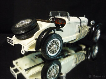 Mercedes Benz SSK bíločerný Bburago 1/18 - 3
