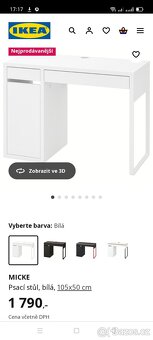Prodám psací stůl IKEA MICKE - 3