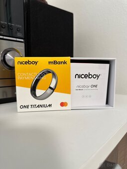 Niceboy Platební prsten One Titanium – vel. 9 (nový) - 3
