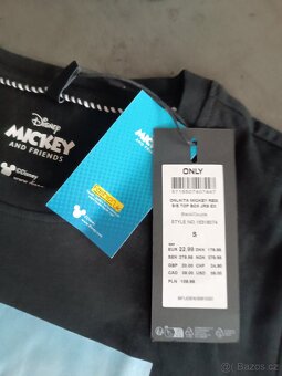 Tričko ONLY vel S s Mickey Mousem - 3