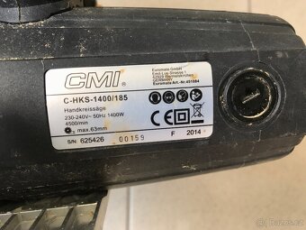 CMI C-HKS-1400/185 mafl ruční pila/na díly - 3