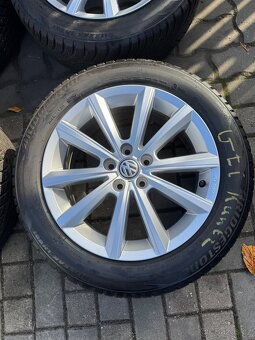 ORIGINÁL Alu Volkswagen Merano R16, 5x100 - TOP STAV, ZIMNÍ - 3
