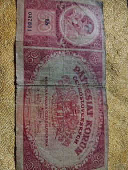 stare ceskoslovenske bankovky - 3