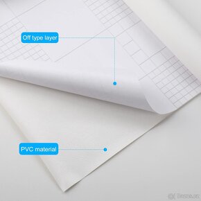 Samolepící nábytková PVC tapeta 5 x 0,61 m, bílá - 3
