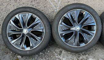 originální ALU kola škoda procyon R18 5x112 Letní pneu - 3