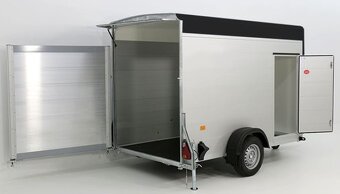 Skříňový přívěs, 300x150x195 cm, 1300 kg - černý - 3