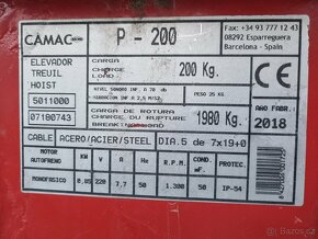 Prodám Stavební vrátek CAMAC Minor P-200 s příslušenstvím. - 3