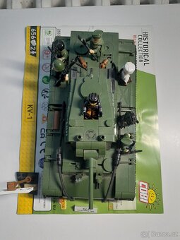 Lego Cobi 2555 sovětský tank KV-1 - 3