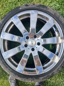 Alu disky chromované r22 5x130 - 3
