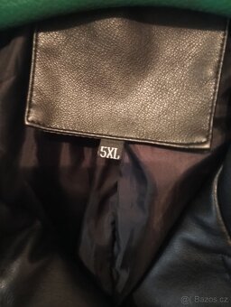 Dámská koženková bunda křivák v.5xl-50/52 - 3